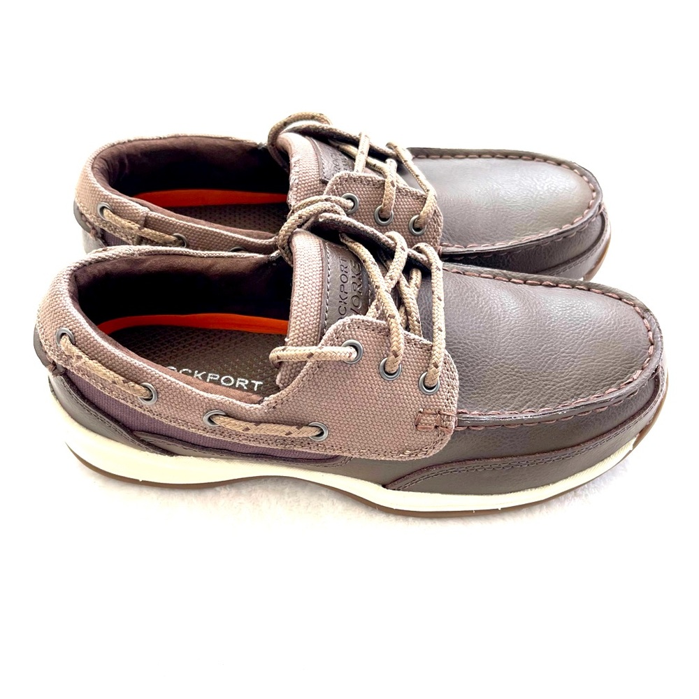 NWOT Rockport Works Women Steel Toe Safety Boat Shoe Sailing Club Rk641 Size 9M